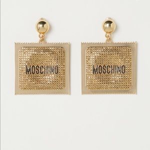 Moschino X H&M Gold-plated Earrings SHIPS TODAY